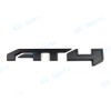 GMC 1PC Matte Black Rear Tailgate AT4 Emblem Badge Fit