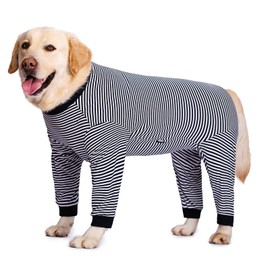 Axcimond Dog Recovery Suit - Long Sleeve Onesie with Zipper for Post Surgery & Wound Protection - Cone Alternative