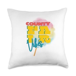 County Fair Clothing And Accessories Men Women Kids Summer Throw Pillow