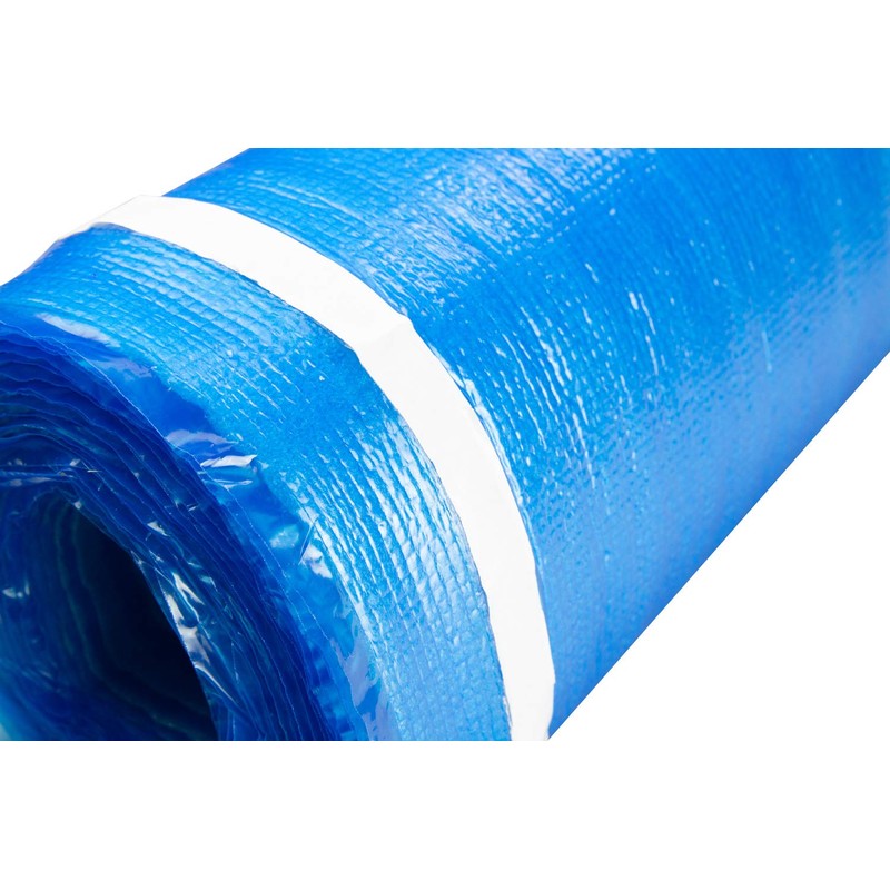 3in1 Vapor Barrier Flooring Underlayment w/Overlap and pre-Attached Tape Strip