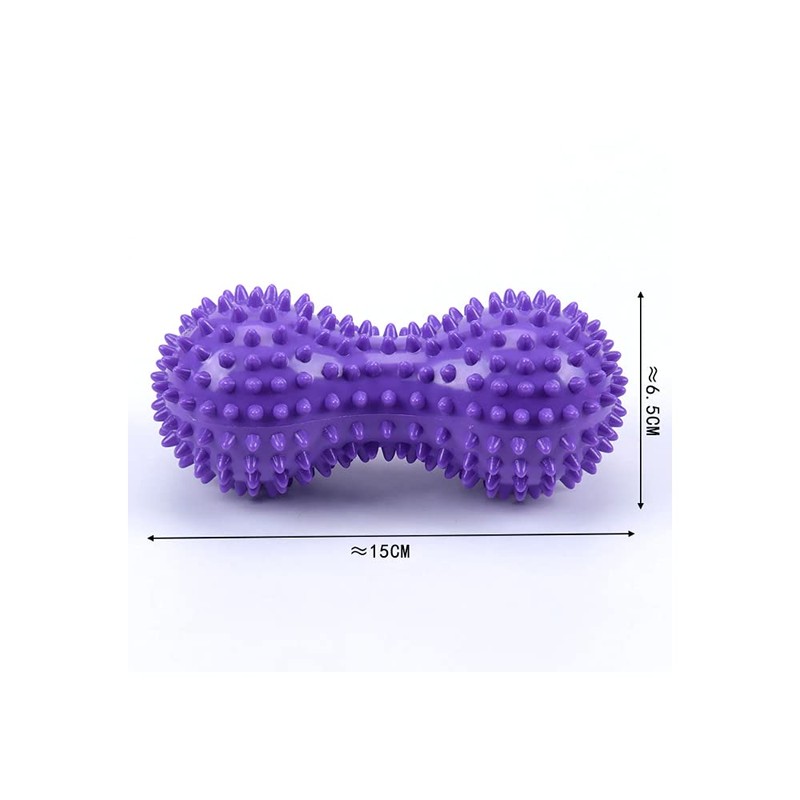Peanut Massage Ball with Nubs, Sports Therapy, Muscle Relief, Soreness