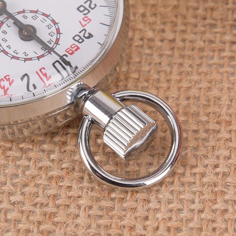 Mechanical Stop Watch, SXJ504 Handheld Sports Chronograph Alarm Mechanical Stopwatch