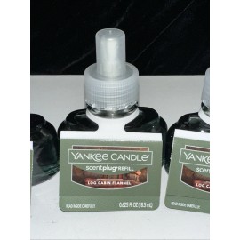 Yankee Candle 4 Yankee Candle ScentPlug LOG CABIN FLANNEL Scent Plug In Fragrance Refill