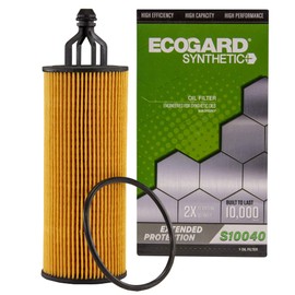 ECOGARD S10040 Premium Cartridge Engine Oil Filter for Synthetic Oil Fits Jeep Grand Cherokee 3.6L 2014-2021, Wrangler 3.6L 2014-2021, Cherokee 3.2L 2014-2021, Wrangler JK 3.6L 2018