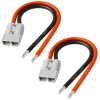 SEBATECH 2pcs 8AWG Battery Cable for Anderson 50 Amp Connector