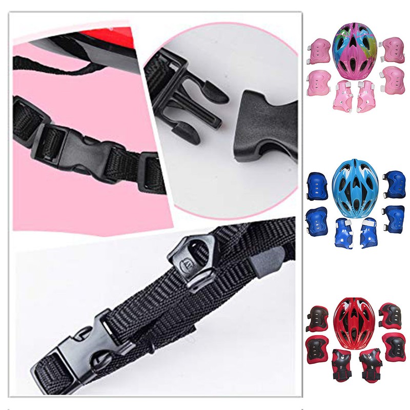 Kids Helmet and Knee Pads Elbow Wrist Guard Sport Protective