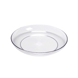 Oasis Lomey Dish - Designer Dinner Plates for Events - Weddings, and House Parties - Clear - 9 inches - Set of 12