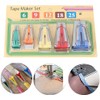 Bias Tape Makers Kit of 5 Sizes 1/4" 3/8" 1/2"