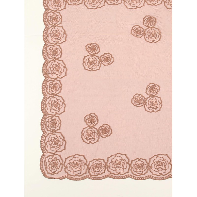 Floerns Damen Blumen Stickerei Haar Schal Stirnband Sheer Haar Bandana,
