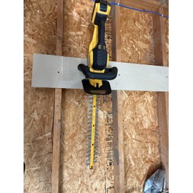 Designz3D Hedger Wall Mount – Secure & Space-Saving Storage for Hedge Trimmer (Yellow)