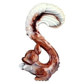 Tailwag Dog Chew Toys for Aggressive Chewers - Beef Flavor, Tough Dog Bone Toys for Large/Medium Breed Dogs - Tough Nylon Teething Bone Toy to Keep Them Busy, Squirrel Chew Bone Toy