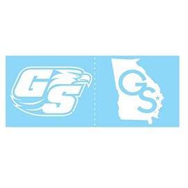 Georgia Southern Eagles Cooler Decals (CC WHT GS Eagle/State 2-Pack 2" (19730))