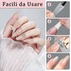 240 Pieces False Nails Nail System, Transparent Shape, Full Coverage,