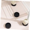 SEWACC 8pcs Non Slip Furniture Caster Cups Chair Leg Caps