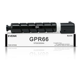 GPR-66 GPR66 Black Toner Cartridge High Yield for GPR 66 Toner Cartridge 5753C003AA Compatible with Canon imageRUNNER Advance DX C3926i DX C3930i DX C3935i Series Printers