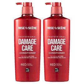 Mise-en-scène Damage Care Red Protein Conditioner, 680ml, 2 pcs / 미쟝센 데미지케어 레드 프로틴 컨디셔너, 680ml, 2개