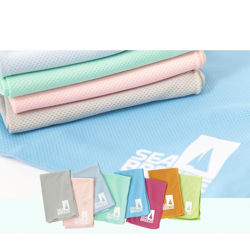 SEABREEZE Cool Towel, UV Protection, 37.4 x 11.8 inches (95