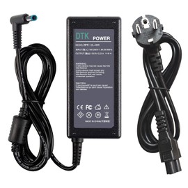 DTK Power Supply 19.5 V 2.31 A 45 W Notebook Laptop Power Supply for HP Laptop Charging Cable Plug: 4.5 x 3.0 mm
