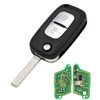 AULESSE 2 Buttons 433 MHz Folding Car Key Shell Remote
