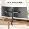Suptek Dual Ultrawide Monitor Desk Mount,Fully Adjustable Dual Monitor Arm