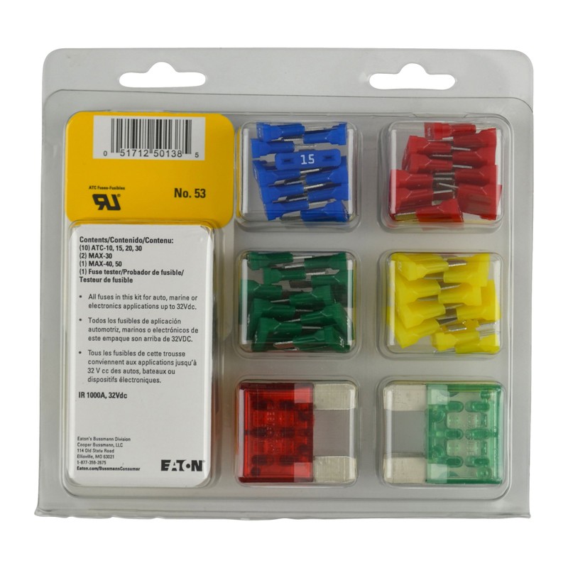 Bussmann NO.53 ATC and Maxi Blade Fuse Tester/Puller Kit