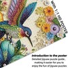 Sutinban Jigsaw Puzzle for Adult 1000 Piece Puzzles Beaded Hummingbird