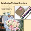 NESCCI 20 Sheet Flower Wrapping Paper - Waterproof Floral Bouquet