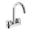 Foset Basic M-060, Mezcladora para lavabo, manerales hexagonal, cuello bar,