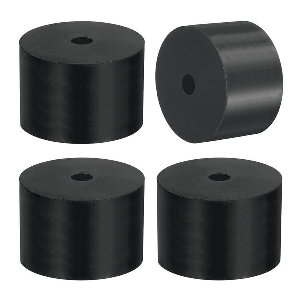 uxcell 4 Pcs Multi Purpose Rubber Spacer, 0.5" OD x