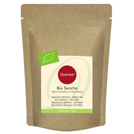 Organic Sencha Green Tea Soft Aromatic in Taste - Over 100 Cups Green Tea - 200 g by Quertee