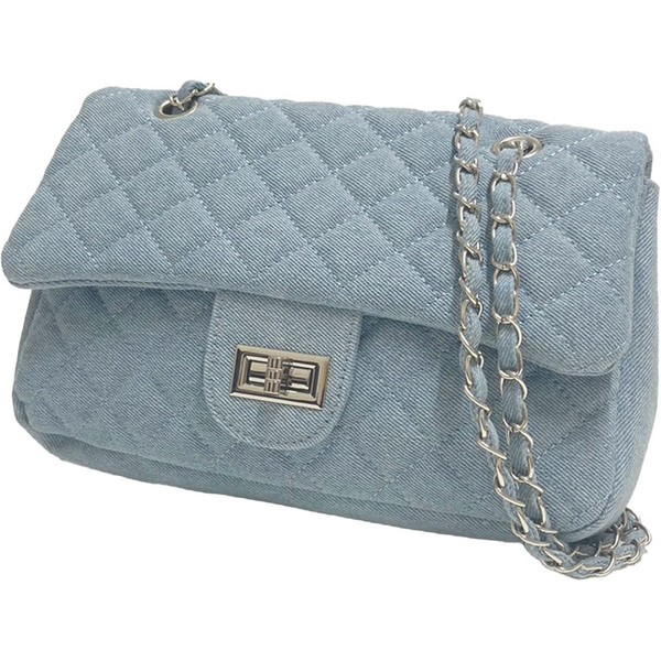ALTROSE 332393 Quilted Chain Bag, Shoulder Bag, 2-Way Cute, Retro