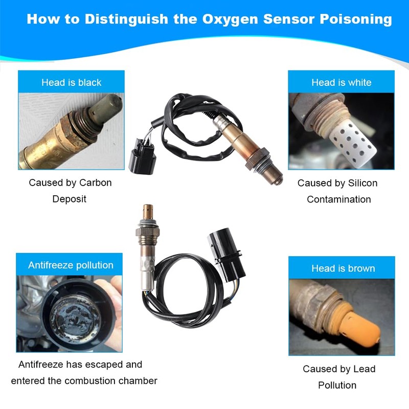 JDMON 2PCS Oxygen O2 Sensor Upstream Downstream Replacement for 2004-2009