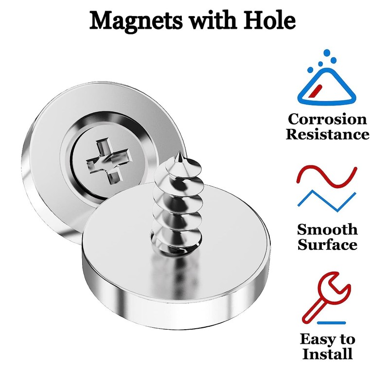 Wukong Small Magnets 20pcs Mini Strong 15x3mm for Magnetic Plate,