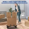 Ronlap Furniture Moving Dolly 4 Wheels Heavy Duty Small Flat