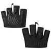 Zocipro Women's Fitness Gloves, (M) Padded Non-Slip Half Gloves for
