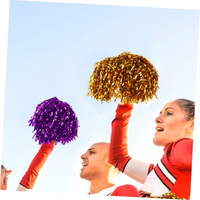 Kisangel Cheer Pom Poms 28pcs for Cheerleading Competitions Dance Performances