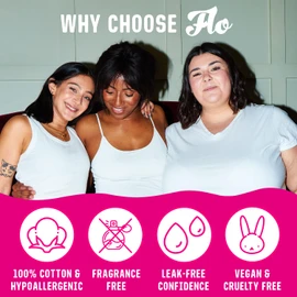 FLO Organic Cotton Applicator Tampon Mega Combo Pack (36 reg, 28 sup)
