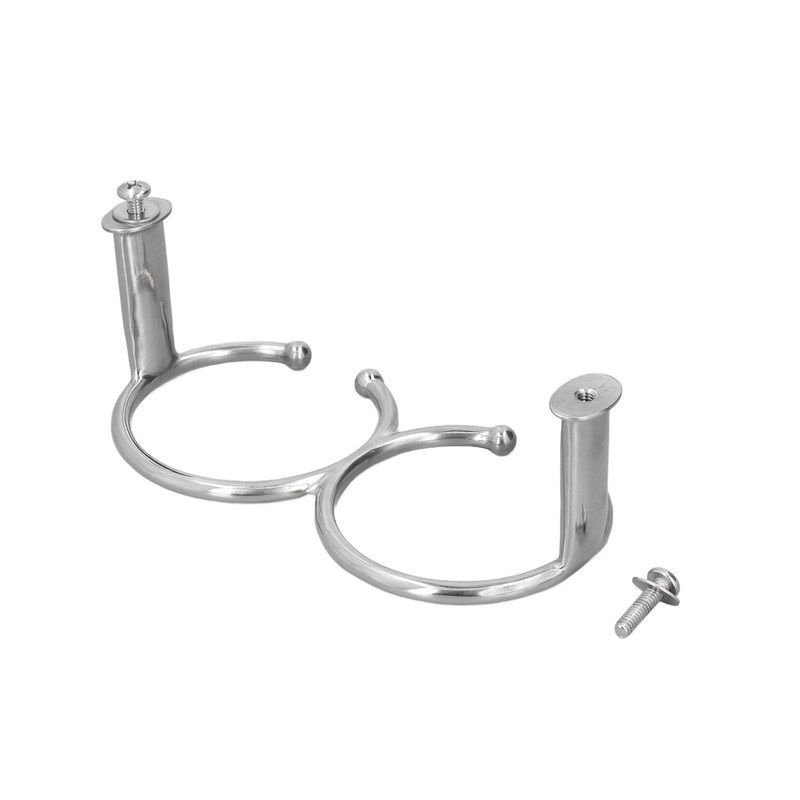 Double Open Ring Cup Holder 316 Stainless Steel Universal for