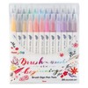 Pentel SESW30C-24 Brush Sign Pen Twin, 24-Colour Set, Fibre Tip