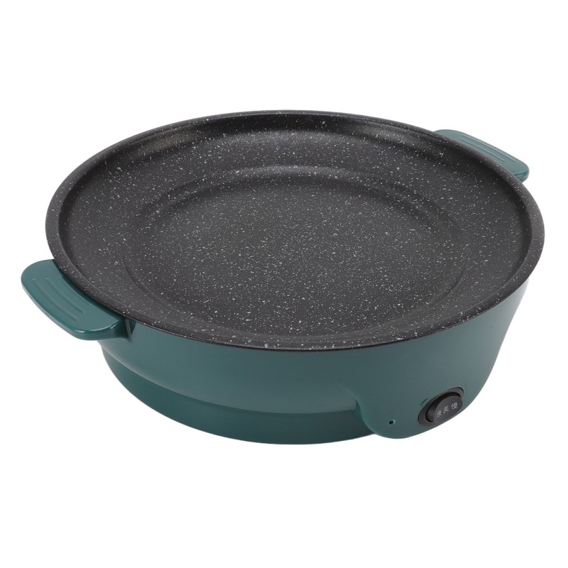 Electric Grill Pot 22cm Large Caliber Nonstick Multifunctional Electric Grill