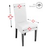 BEAUTEX Chair Covers, Elasticated Stretch Fabric Bi-Elastic Covers, Various Designs