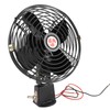 12V Car Fan, Heavy Duty Metal Blades with Quiet, Fuel