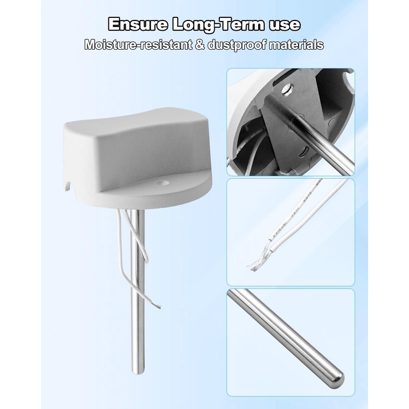 AUGREX Upgraded Discharge Air Temperature Sensor Fit for Honeywell Zone