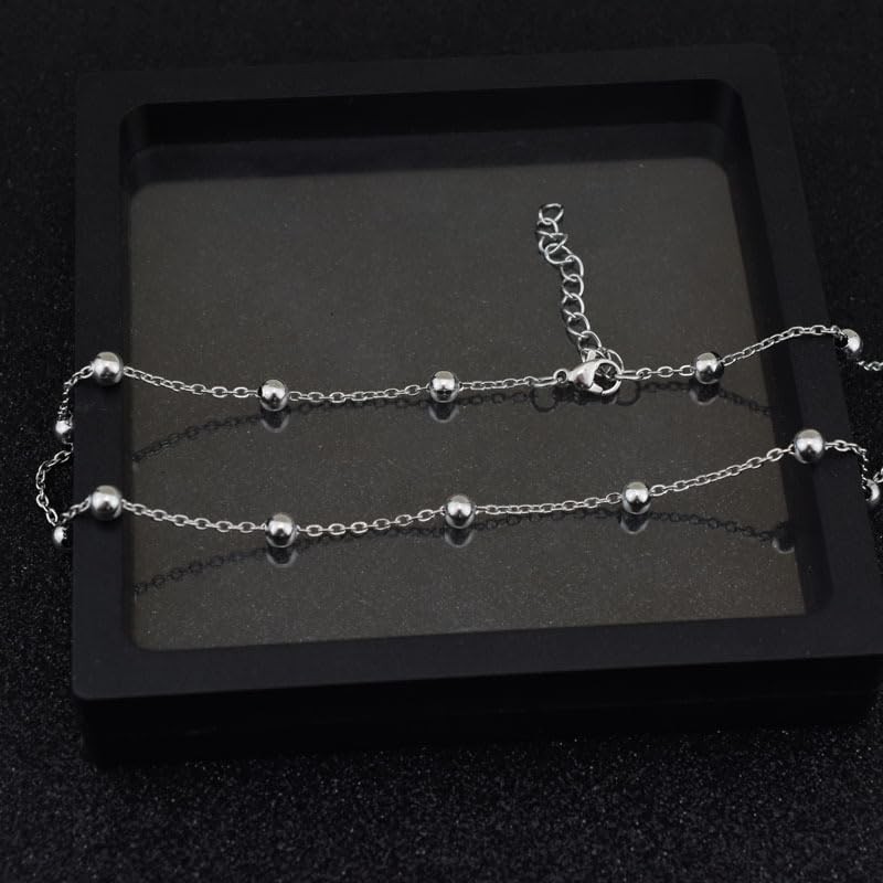 LIBERTY-M Ball Chain Necklace, Celebrity Wear Model, Stylish Design, Men's