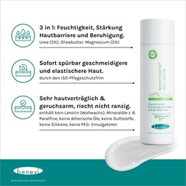 Benevi Neutral ISO Lotion 200 ml Body Lotion for Very Dry, Cracked, Sensitive, Itchy and Flaky Skin, Leaves Pleasant, Nourishing Protective Film
