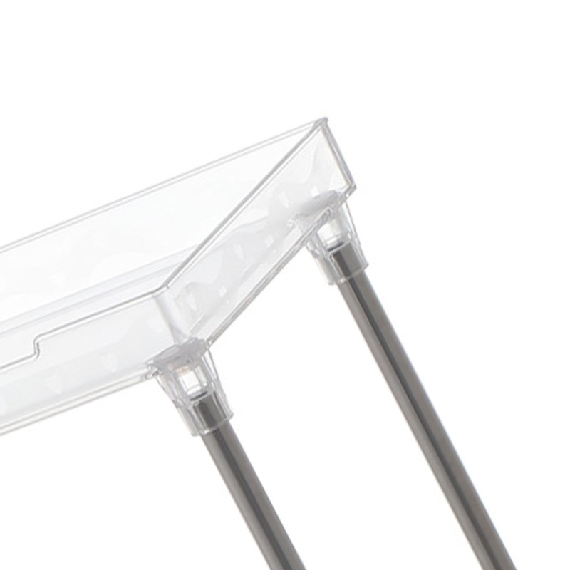 Makeup Organizer Rack Detachable Cosmetic Storage Shelf with Clear Acrylic