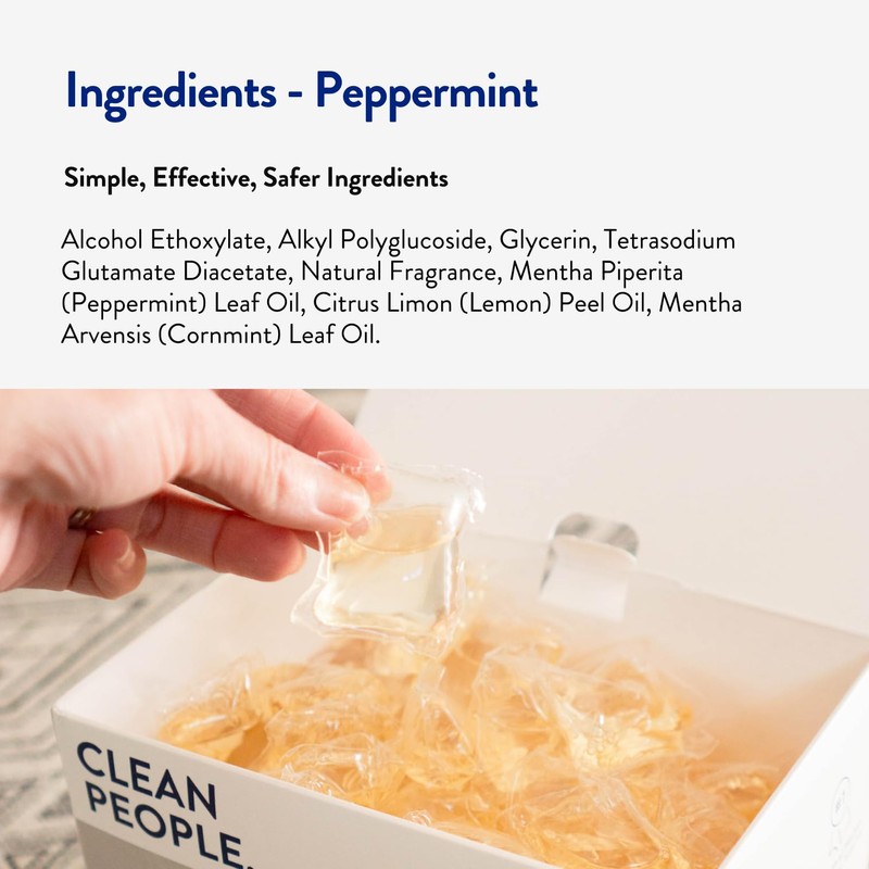 The Clean People Laundry Detergent Pods - Hypoallergenic Laundry Pods