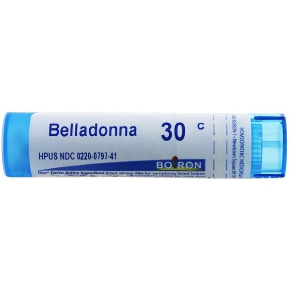 Boiron Belladonna 30C Homeopathic Medicine for Fever