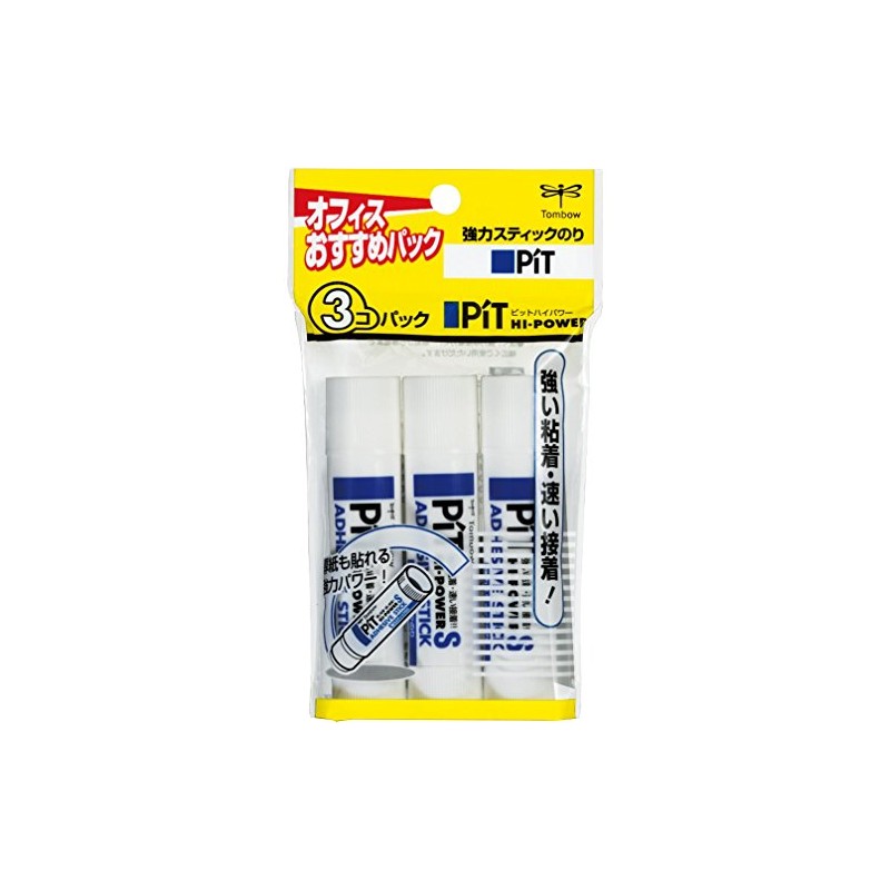 tonbo鉛筆 Stick Glue pittohaipawa- Small HCA – 313 3 Pieces