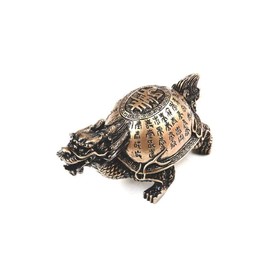 lachineuse Feng Shui Turtle Dragon Gold 13.5cm x 6.5cm x 7cm